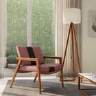 Poltrona Lang Rosa E Marrom