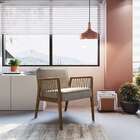 Poltrona Lara Marrom E Nogueira