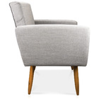 Poltrona Larissa Lb09 Pés Palito Castanho - D'rossi