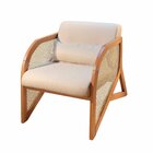 Poltrona Lateral Em Tela Paris Boucle/bege