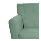 Poltrona Laura Base Giratória De Metal Linho - Doce Sonho Móv