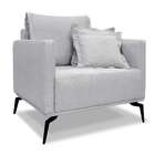 Poltrona Lazio Linho Grigio