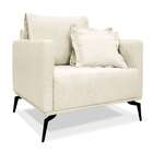 Poltrona Lazio Linho Natural