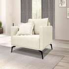 Poltrona Lazio Linho Natural