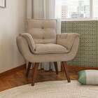 Poltrona Leandro Linho Cru