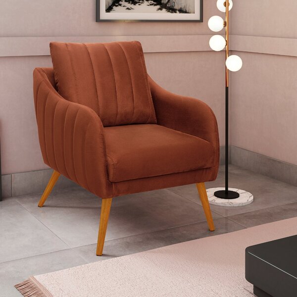 Poltrona Líbia Konfort Móveis Terra Cota