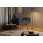 Poltrona Lidi Linho Grafite