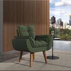 Poltrona Lidi Suede Verde