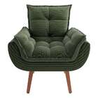 Poltrona Lidi Suede Verde