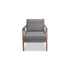 Poltrona Lier Linho  Cinza