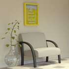 Poltrona Ligia Suede Chocolate E Mel