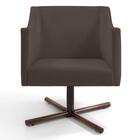 Poltrona Lila Xis B-261 Veludo Marrom