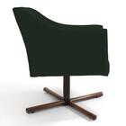 Poltrona Lila Xis B-303 Veludo Verde Musgo