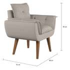 Poltrona Lima Linho Cru