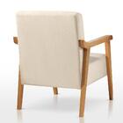 Poltrona Lina Agarb Decor Linho Bege Claro