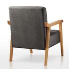 Poltrona Lina Agarb Decor Linho Preto