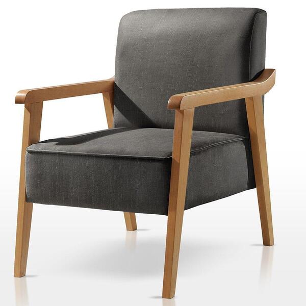 Poltrona Lina Agarb Decor Linho Preto