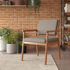 Poltrona Linhão 104 Polo Cinza/marrom