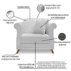 Poltrona Linho Arras Grigio