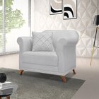 Poltrona Linho Arras Grigio