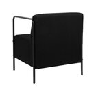 Poltrona Lino 1 Lugar 77cm X 66cm X 66cm Preto