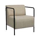 Poltrona Lino Linho Bege