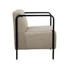 Poltrona Lino Linho Bege