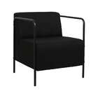 Poltrona Lino Linho Preta