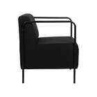 Poltrona Lino Linho Preta