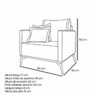 Poltrona Lion Linho  Natural