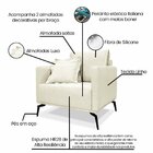 Poltrona Lion Linho  Natural