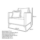 Poltrona Lion Linho  Pérola