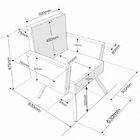 Poltrona Lira Viero Canela