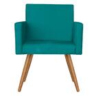 Poltrona Lisboa Suede Azul