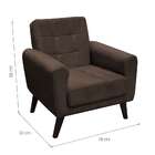 Poltrona Lívia Marrom