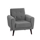 Poltrona Livia Pés Em Madeira Matrix