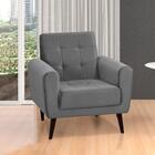 Poltrona Livia Pés Em Madeira Matrix