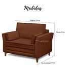 Poltrona Living 105 Cm Martin - Terracota