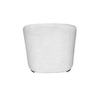 Poltrona Living Sala De Estar Eloa Tecido Bouclé Prata