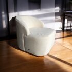 Poltrona Living Sala De Estar Lançamento Bege