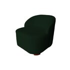 Poltrona Living Sala De Estar Tecido Bouclé Eloa Verde