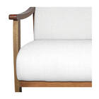 Poltrona Liz Base Madeira Corano  - Doce Sonho Móveis - Branco