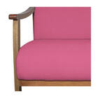 Poltrona Liz Base Madeira Corano  - Doce Sonho Móveis - Pink