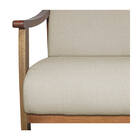 Poltrona Liz Base Madeira Linho - Doce Sonho Móveis - Bege