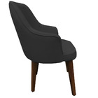 Poltrona Lorem Suede Pés Chanfrado Tabaco C05 - D'rossi - Gra