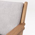 Poltrona Lótus 1 Lugar Acquablock Stain Castanho/grafite