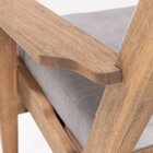 Poltrona Lótus 1 Lugar Acquablock Stain Castanho/grafite