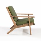 Poltrona Lótus 1 Lugar Acquablock Stain Castanho/verde