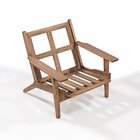 Poltrona Lótus 1 Lugar Acquablock Stain Castanho/verde