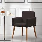 Poltrona Lotus Com Tecido Poliéster - Preto